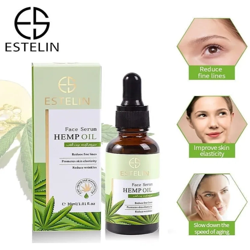 Estelin Hemp Oil Face Serum - 30ml - Buy Online in Pakistan at Cosmia.pk