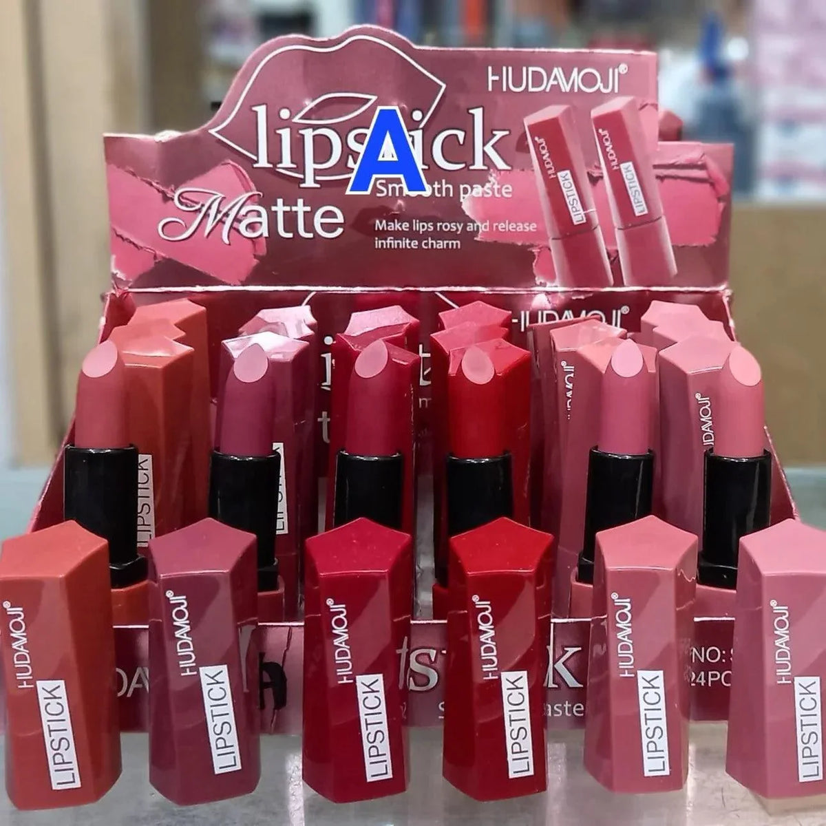 6 Pcs Huda Moji Matte Lipstick - Buy Online in Pakistan at Cosmia.pk