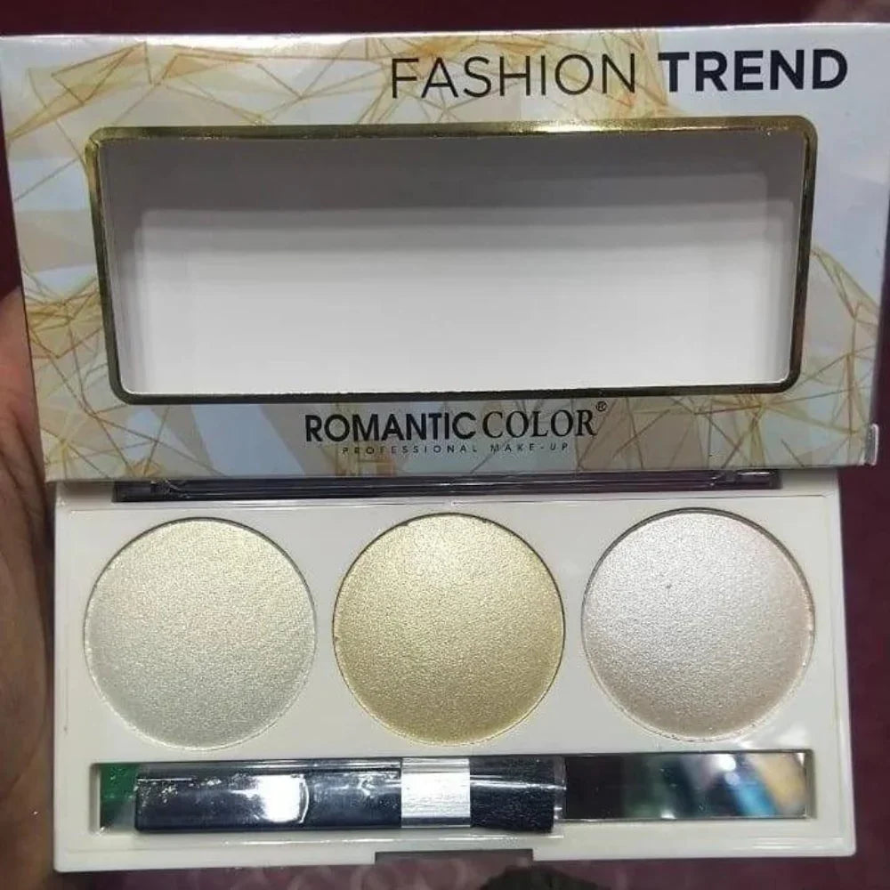3 in 1 Fashion Trend-Blusher and Highlighter Makeup Kit - Buy Online in Pakistan at Cosmia.pk