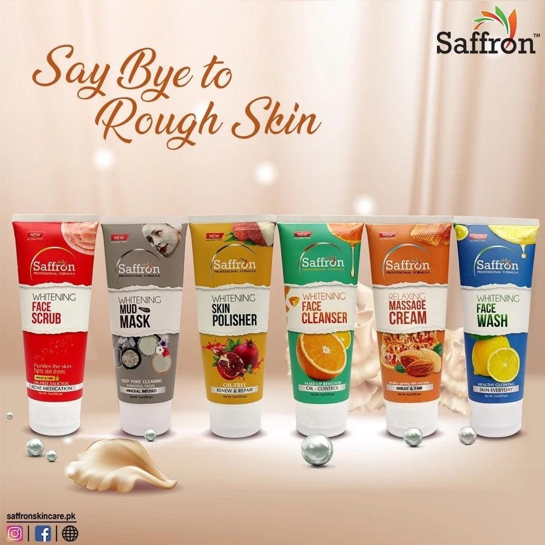 6 Pcs Saffron Pure Skin Facial Kit - Buy Online in Pakistan at Cosmia.pk