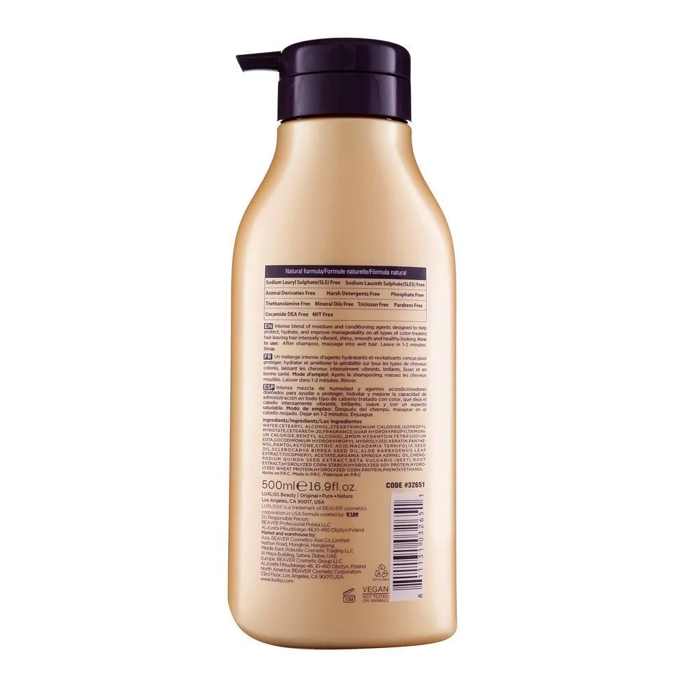Beaver Luxliss Miracle Africa Argan Oil & Marula Conditioner, Paraben - Buy Online in Pakistan at Cosmia.pk