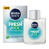 Nivea Men Fresh Kick After Shave Balm - 100ml - Buy Online in Pakistan at Cosmia.pk