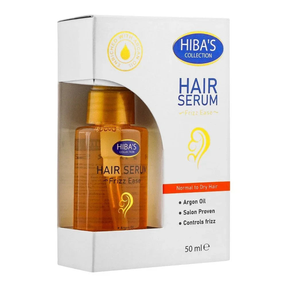Hiba's Collection Frizz Ease Normal To Dry Hair Serum - 50ml - Buy Online in Pakistan at Cosmia.pk