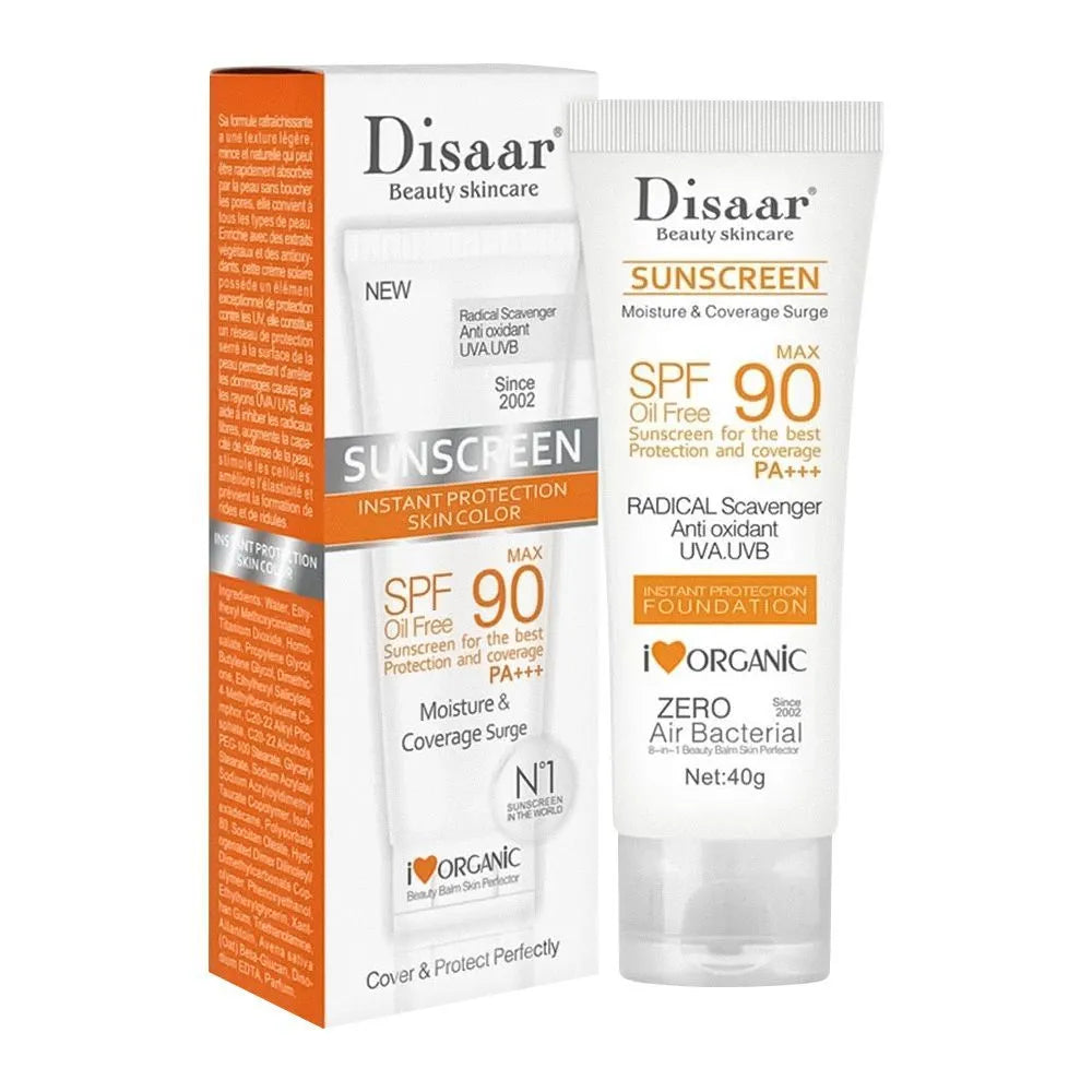 Disaar Instant UVA/UVB Protection Sunscreen SPF 90 PA+++ – 40 g - Buy Online in Pakistan at Cosmia.pk