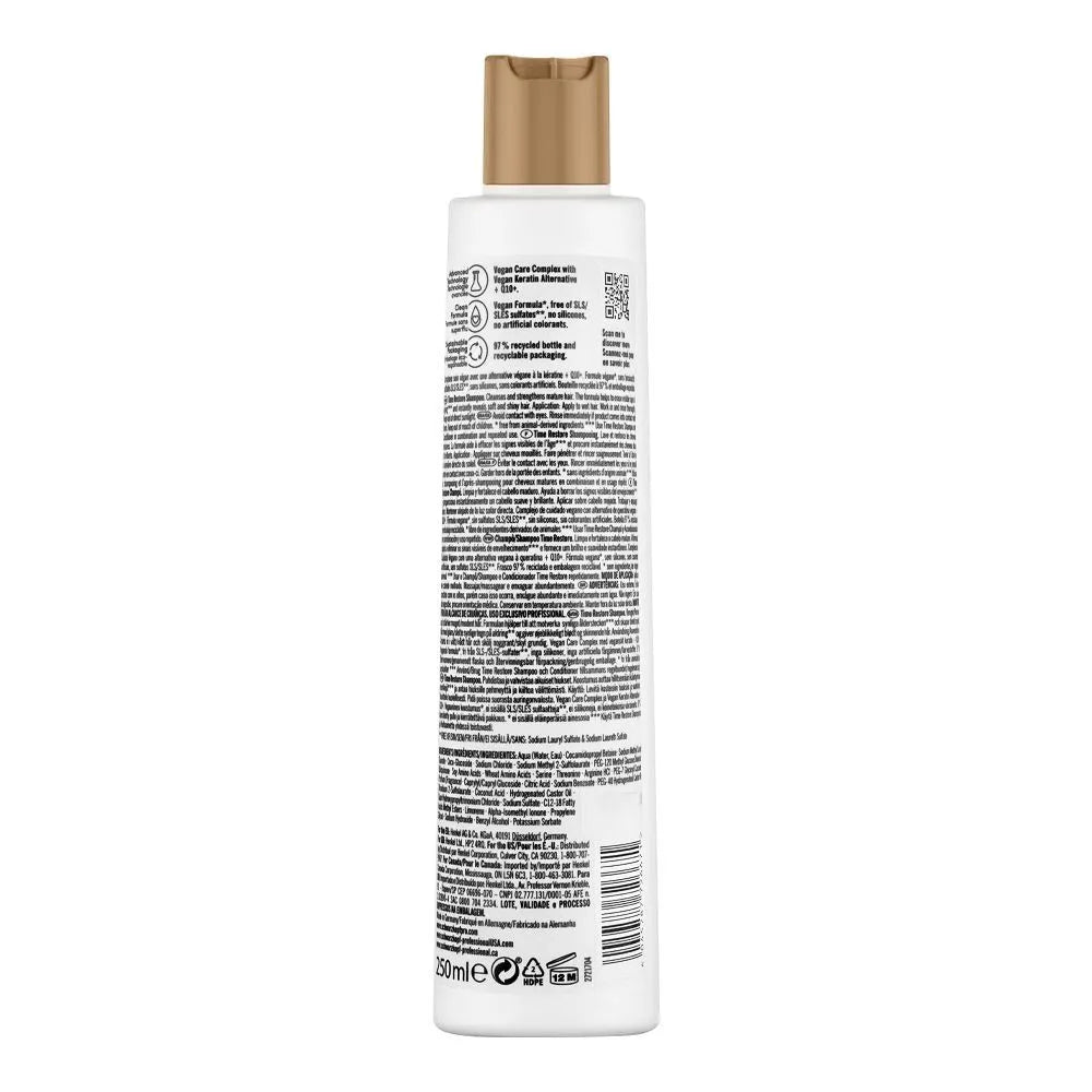 Schwarzkopf BC Bonacure Time Restore Q10+ Shampoo – For Mature & Fragile Hair – 250ml - Buy Online in Pakistan at Cosmia.pk