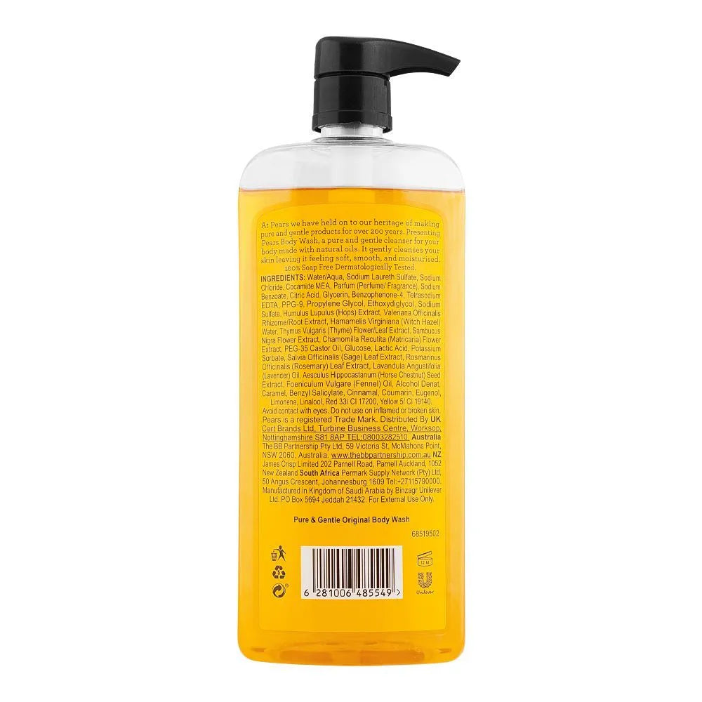 Pears Pure & Gentle Original Body Wash, 750ml - Buy Online in Pakistan at Cosmia.pk