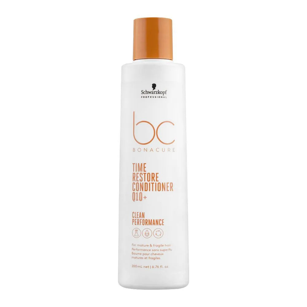 Schwarzkopf BC Bonacure Q10+ Time Restore Conditioner – For Mature & Fragile Hair – 200ml - Buy Online in Pakistan at Cosmia.pk