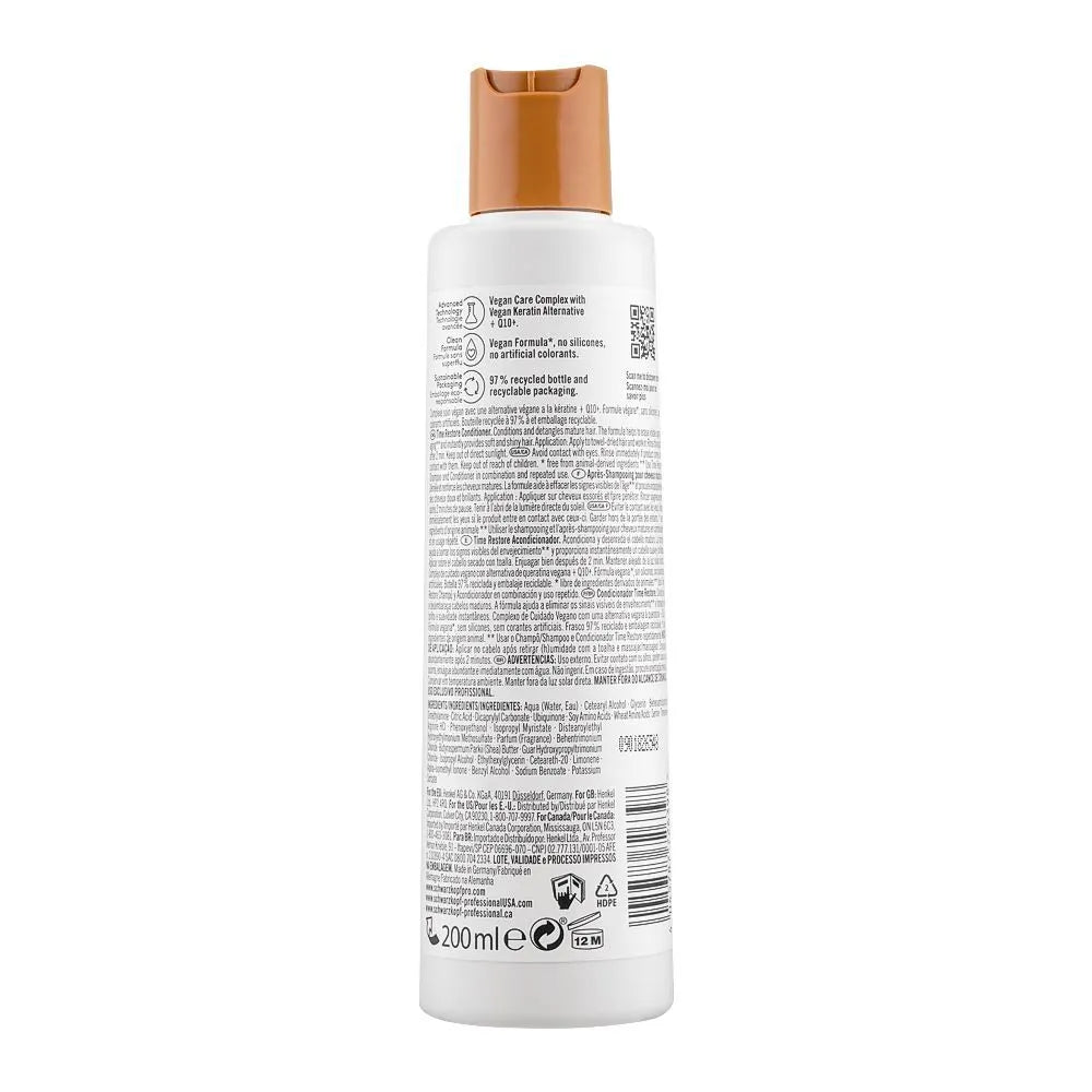 Schwarzkopf BC Bonacure Q10+ Time Restore Conditioner – For Mature & Fragile Hair – 200ml - Buy Online in Pakistan at Cosmia.pk