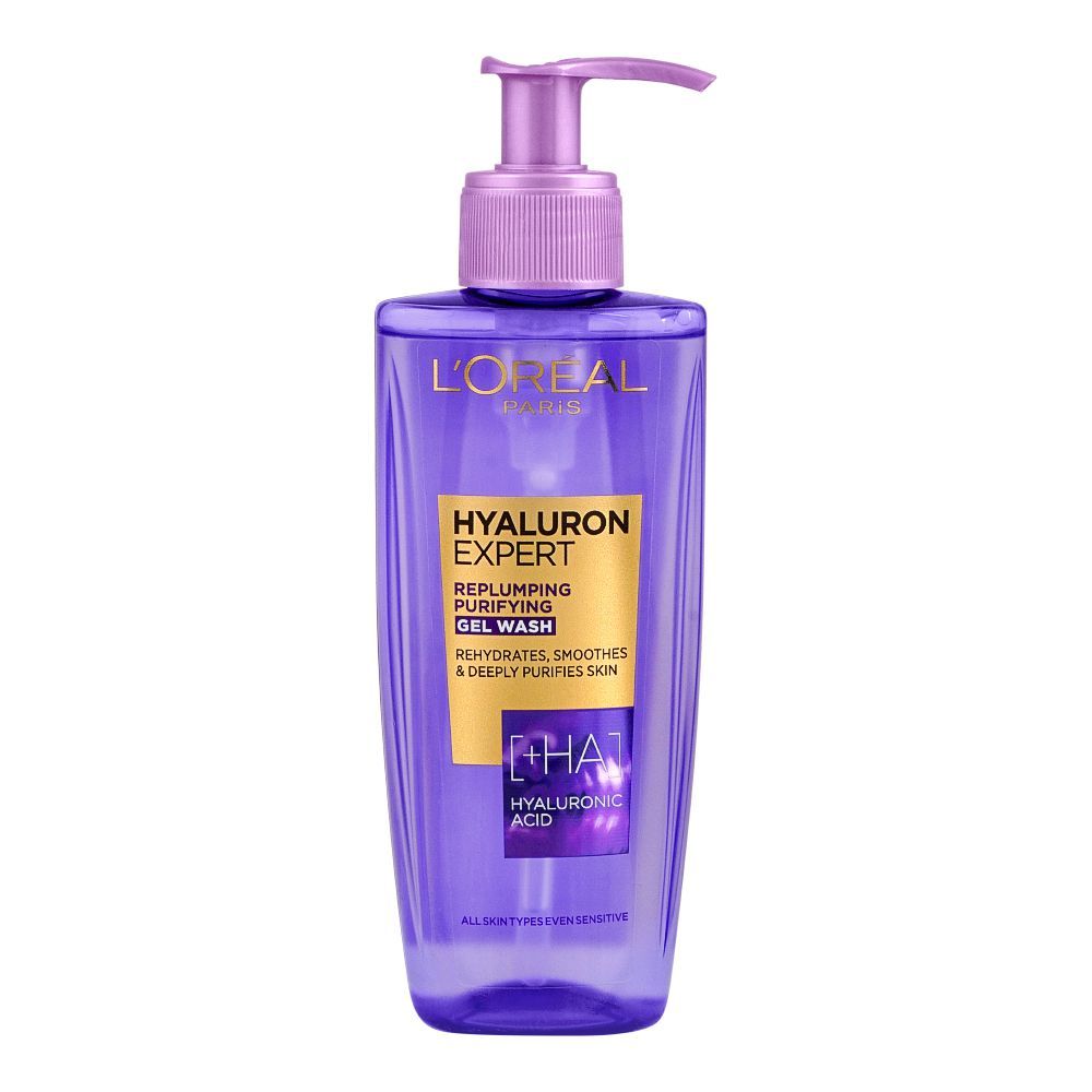 L'Oreal Paris Hyaluron Expert Repluming Purifying Gel Wash - 200ml - Buy Online in Pakistan at Cosmia.pk