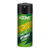 Krone Xtreme Optimist Body Spray, For Men - 150ml - Buy Online in Pakistan at Cosmia.pk