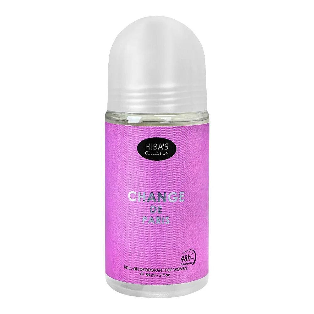 Hiba's Collection Change De Paris Deodorant Roll On - 60ml - Buy Online in Pakistan at Cosmia.pk