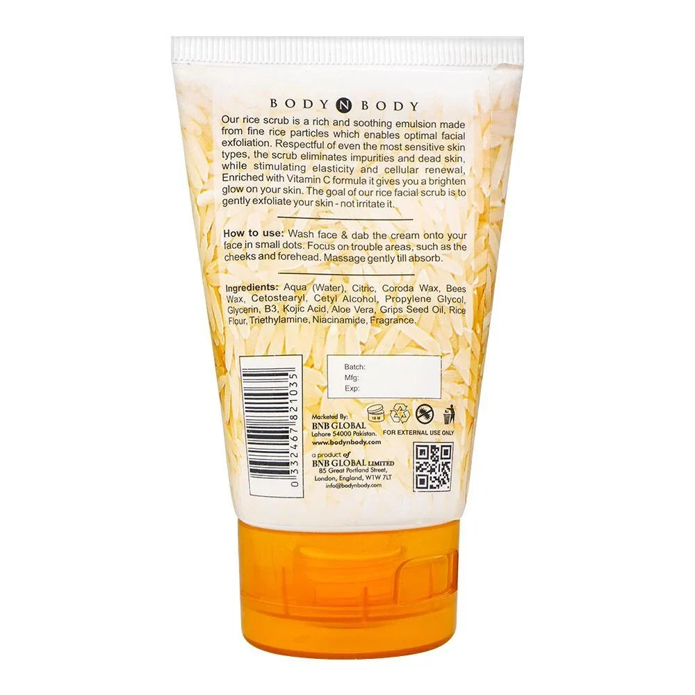 Original BNB Rice Brightening Scrub - Buy Online in Pakistan at Cosmia.pk