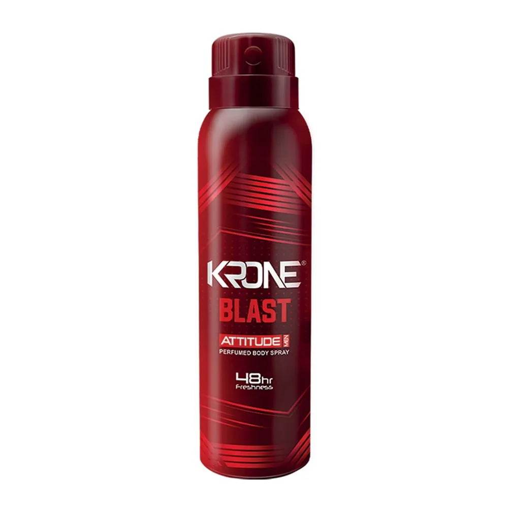 Krone Attitude Blast Body Spray For Men - 150ml - Buy Online in Pakistan at Cosmia.pk