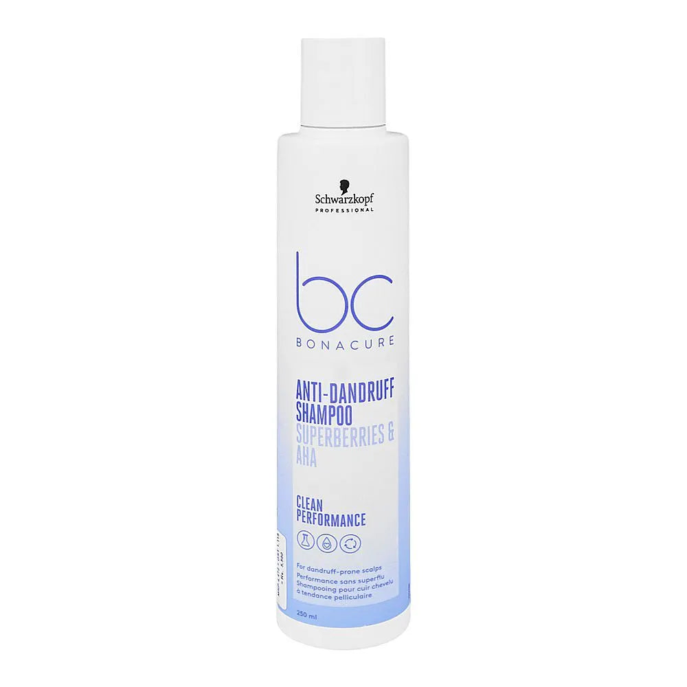 Schwarzkopf BC Bonacure Superberries & AHA Anti-Dandruff Shampoo – 250ml - Buy Online in Pakistan at Cosmia.pk
