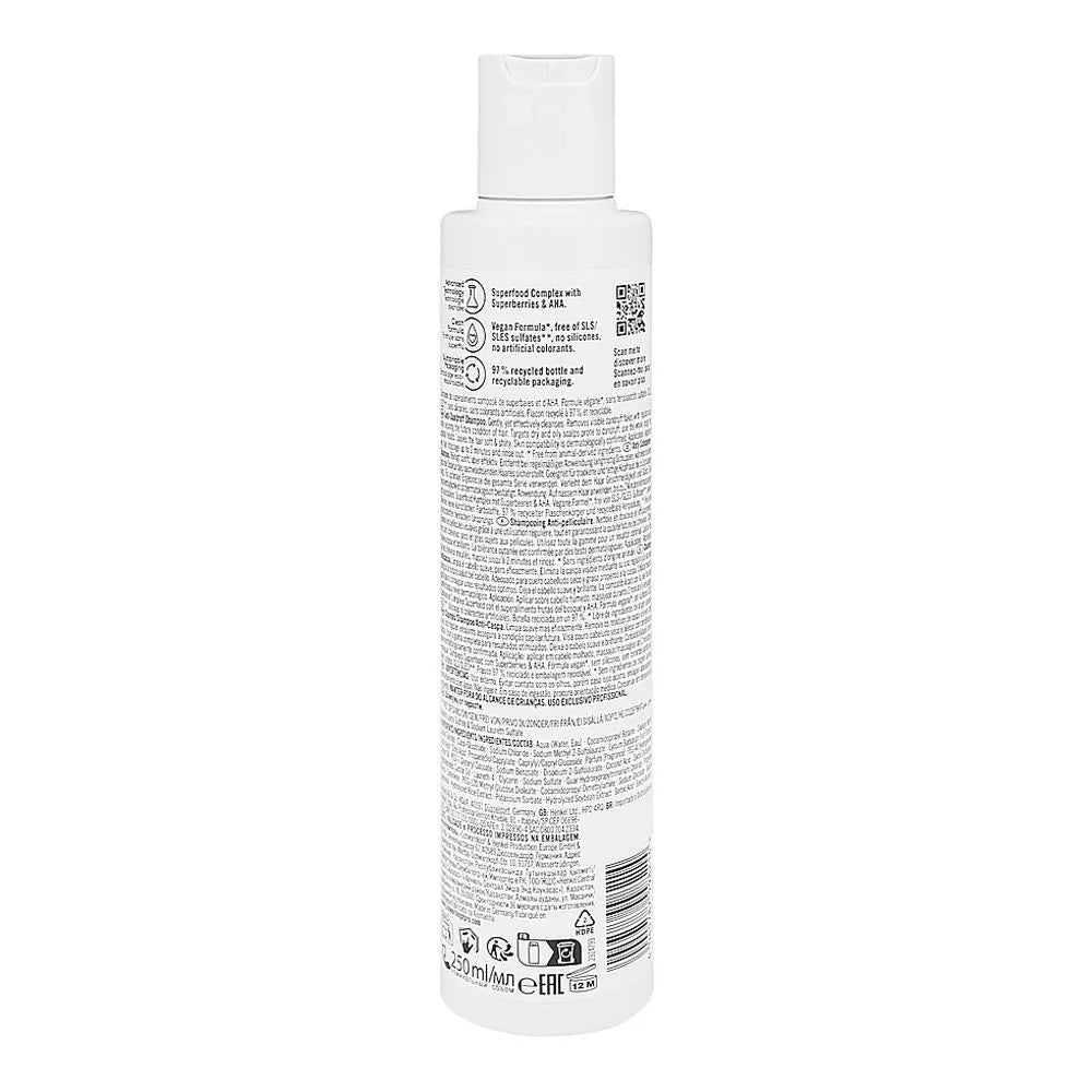 Schwarzkopf BC Bonacure Superberries & AHA Anti-Dandruff Shampoo – 250ml - Buy Online in Pakistan at Cosmia.pk
