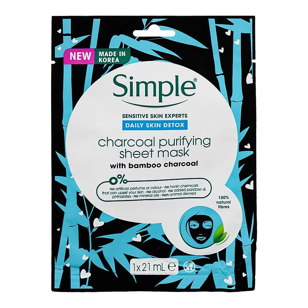 Simple Sensitive Skin Experts Pollution Protect Sheet Mask Vitamin B3 & Antioxidant - Buy Online in Pakistan at Cosmia.pk