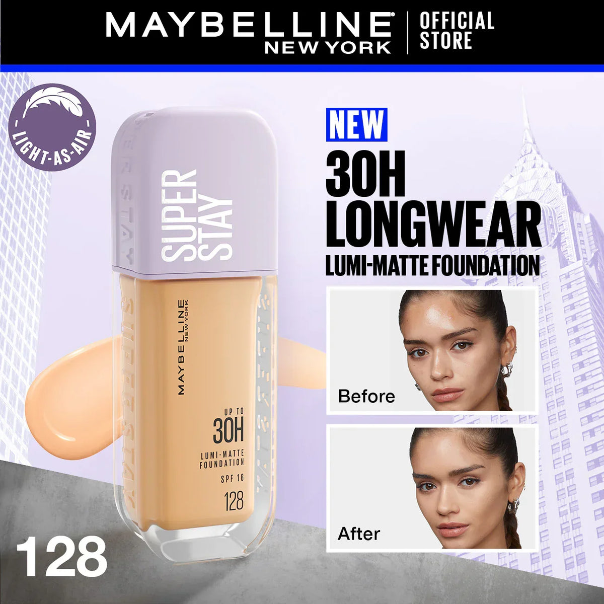 Original Maybelline - Super Stay Up to 30hr Lumi Matte Foundation - Buy Online in Pakistan at Cosmia.pk