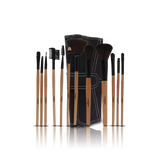 Glamorous Face 12 Piece Leather Brushset - Buy Online in Pakistan at Cosmia.pk