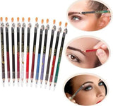 12 Pcs Double Head Lip Liner and Eye Liner Pencils Set - Buy Online in Pakistan at Cosmia.pk