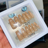 Pink key Stylish Salon Look Artifical Nails With Free Stickers (12 - Buy Online in Pakistan at Cosmia.pk