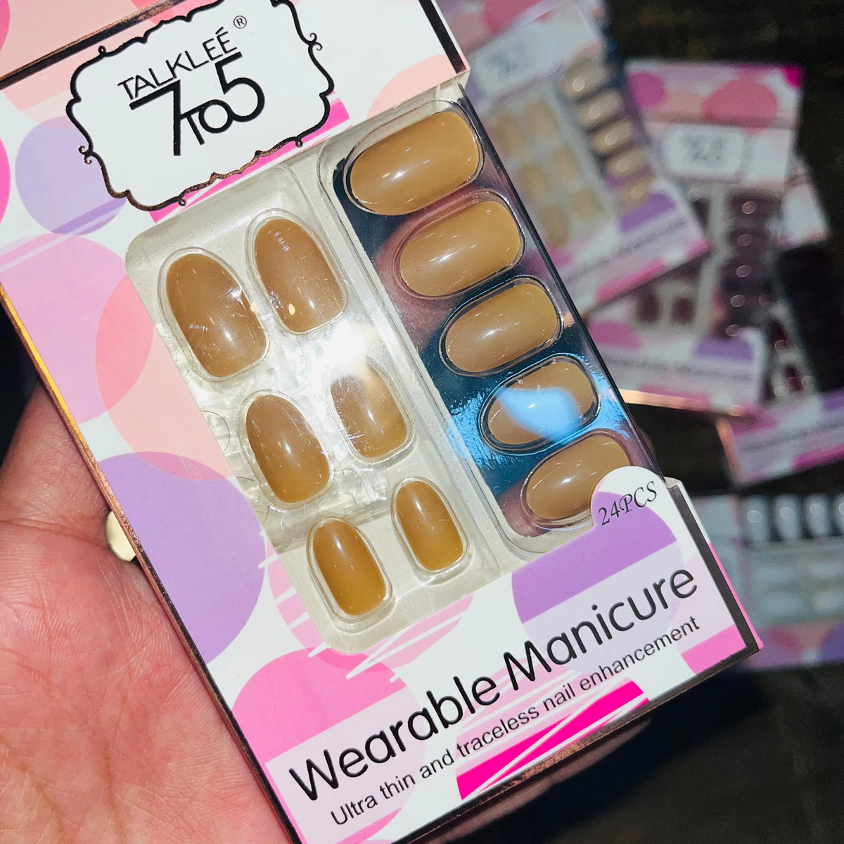 7To5 Talklee Wearable Artifical Nails With Free Stickers - Buy Online in Pakistan at Cosmia.pk