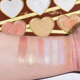 Kevin & Coco Be Mine 6-Color Highlighter Palette - Buy Online in Pakistan at Cosmia.pk