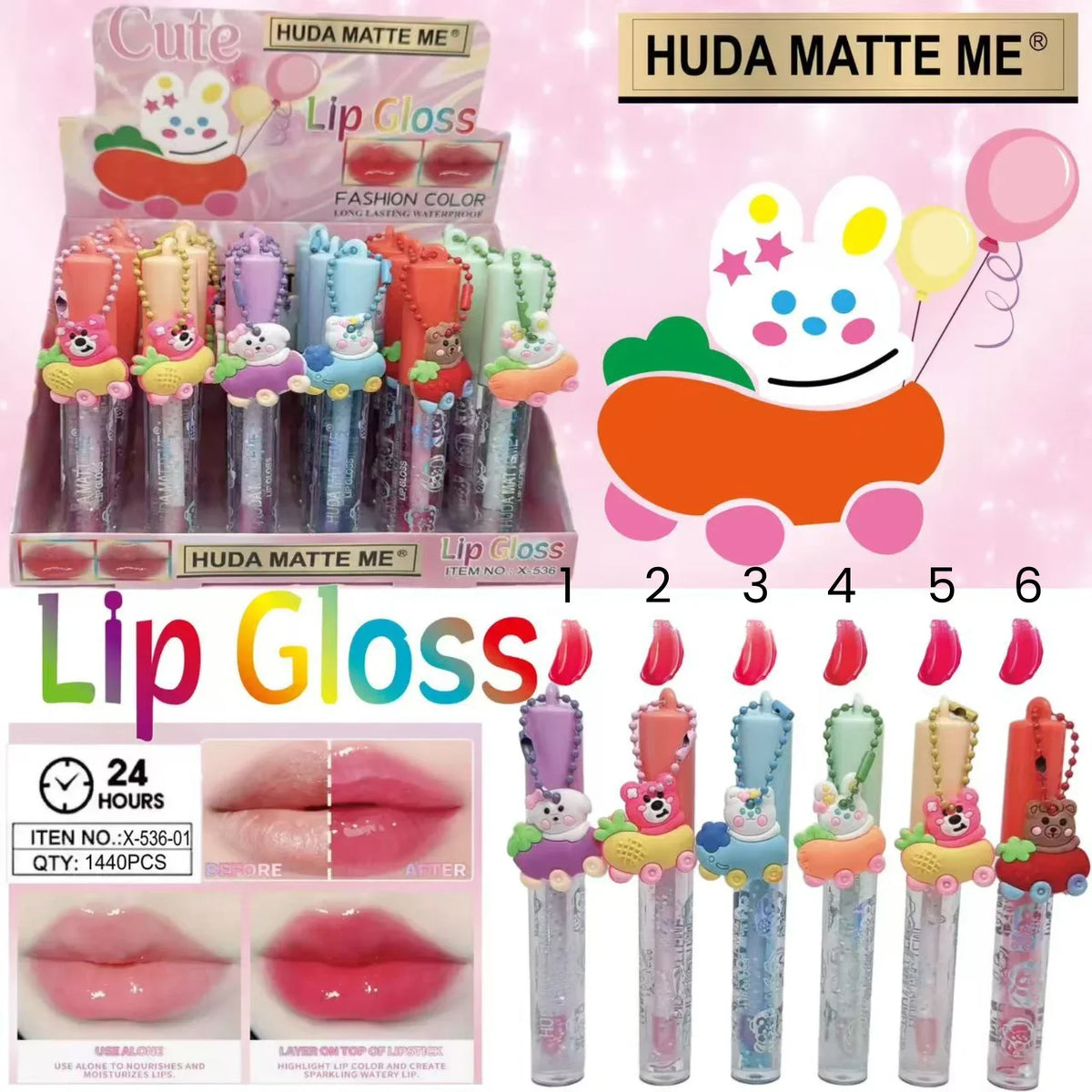 Huda Matte Me Cute Car Shape Lipgloss - Buy Online in Pakistan at Cosmia.pk