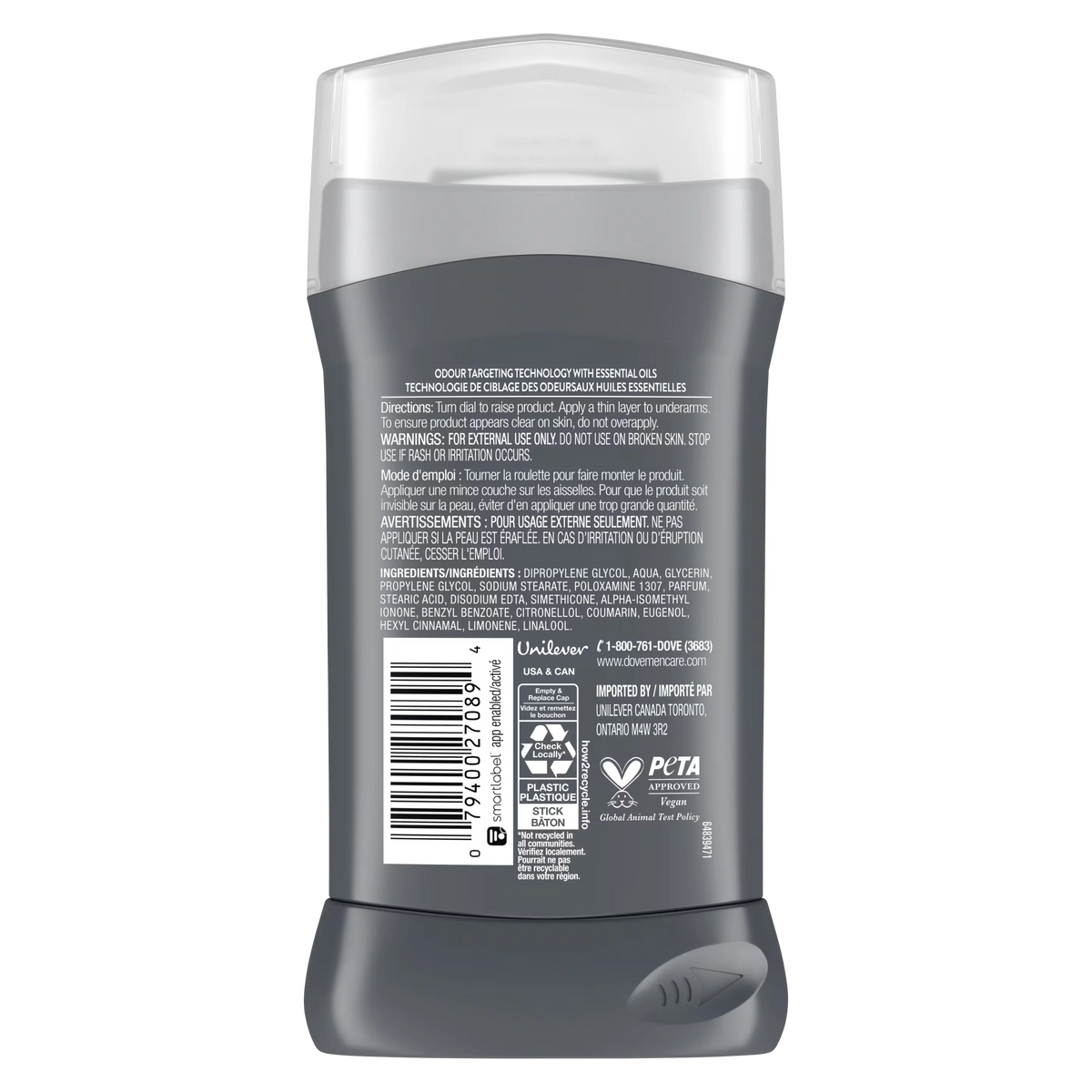 Dove Men+Care Cool Silver Deodorant Stick - 85g - Buy Online in Pakistan at Cosmia.pk