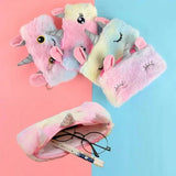Unicorn Plush | Fur Pencil Pouch - Buy Online in Pakistan at Cosmia.pk