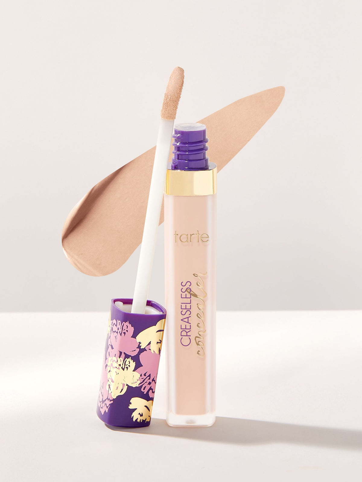 Tarte-style creaseless concealer tube with applicator