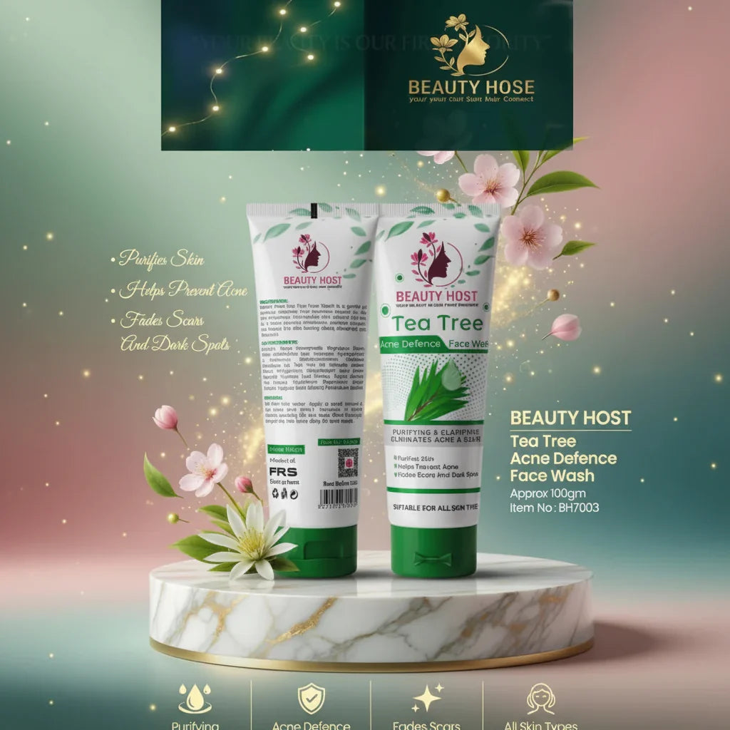 Beauty Host Tea Tree Acne Defence Face Wash - 100ml - Buy Online in Pakistan at Cosmia.pk