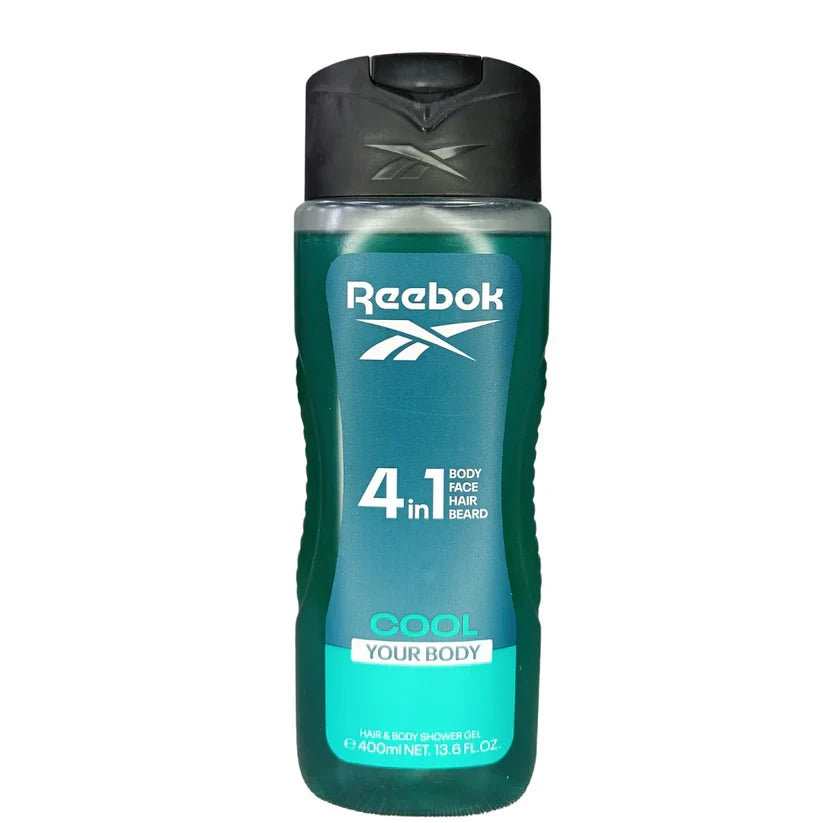 Reebok 4 in 1 Hair & Body Shower Gel Cool Your Body - Buy Online in Pakistan at Cosmia.pk