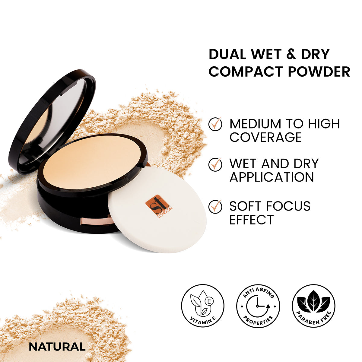 ST London - Dual Wet & Dry Compact Powder - Buy Online in Pakistan at Cosmia.pk
