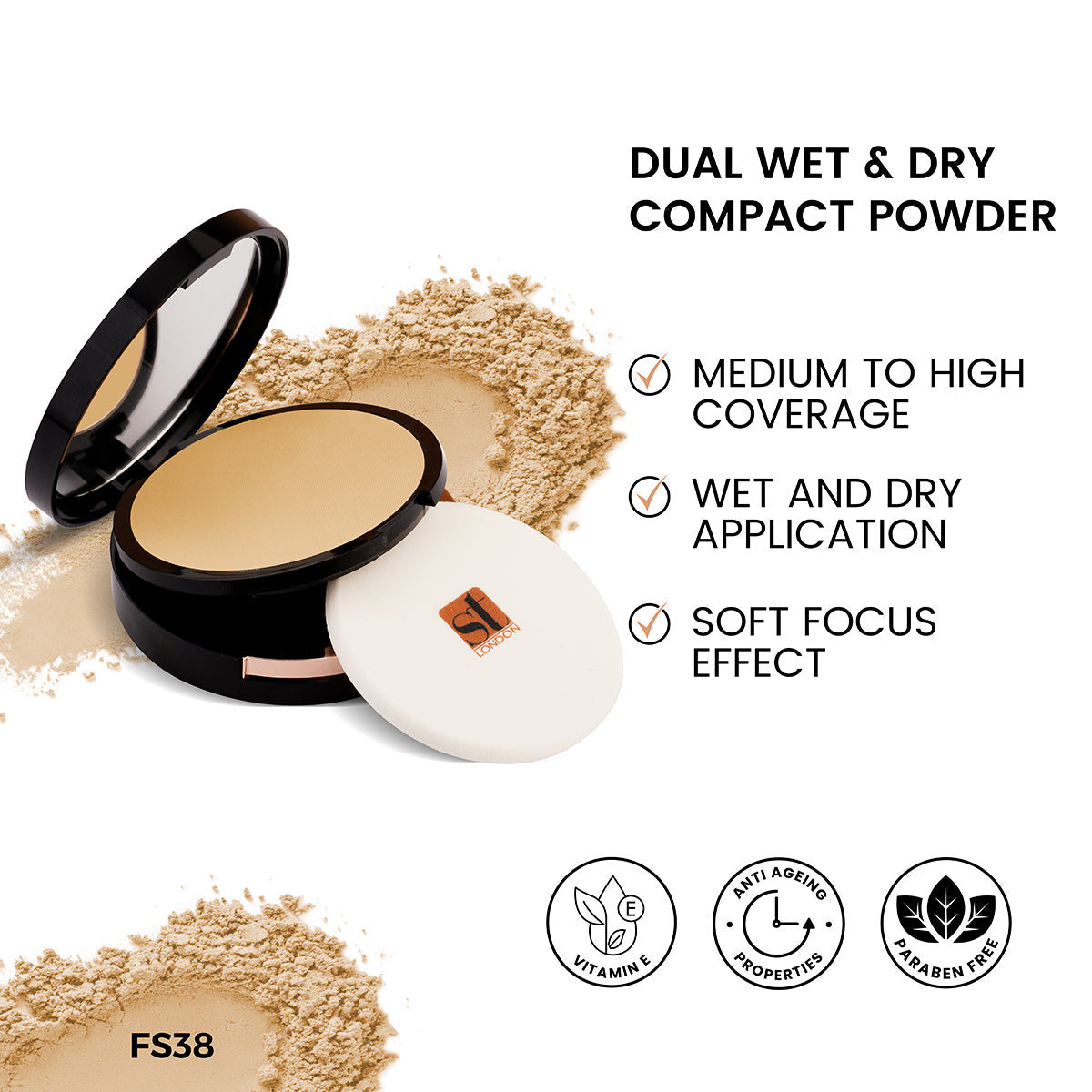 ST London - Dual Wet & Dry Compact Powder - Buy Online in Pakistan at Cosmia.pk