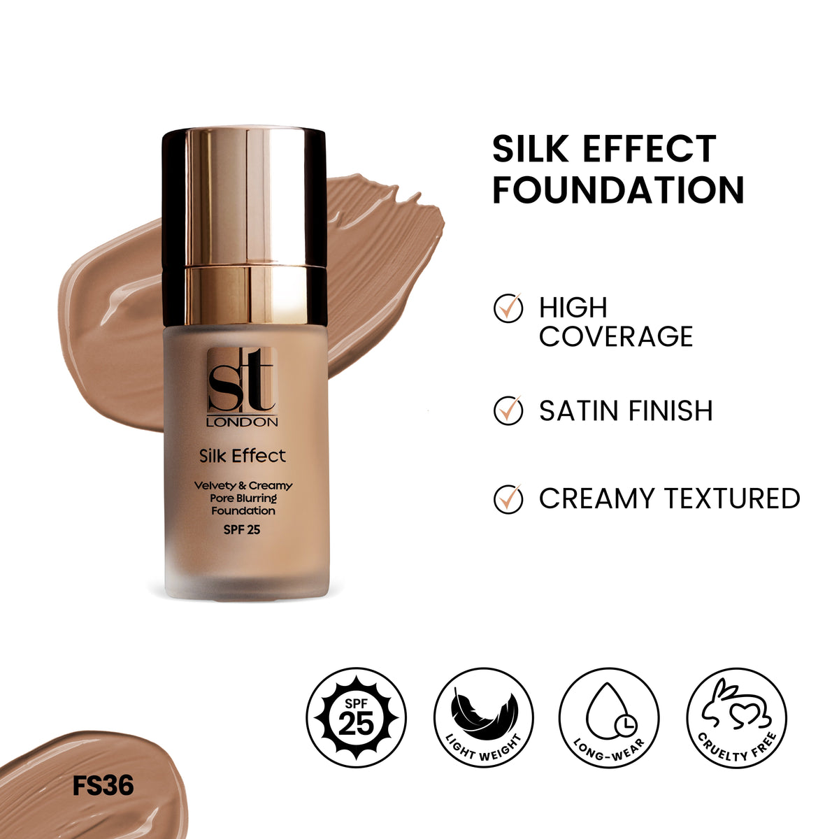 ST London - Silk Effect Foundation - Buy Online in Pakistan at Cosmia.pk