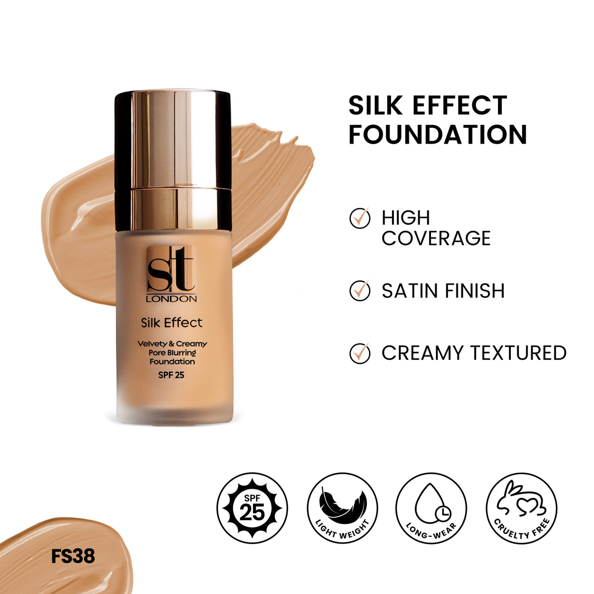 ST London - Silk Effect Foundation - Buy Online in Pakistan at Cosmia.pk