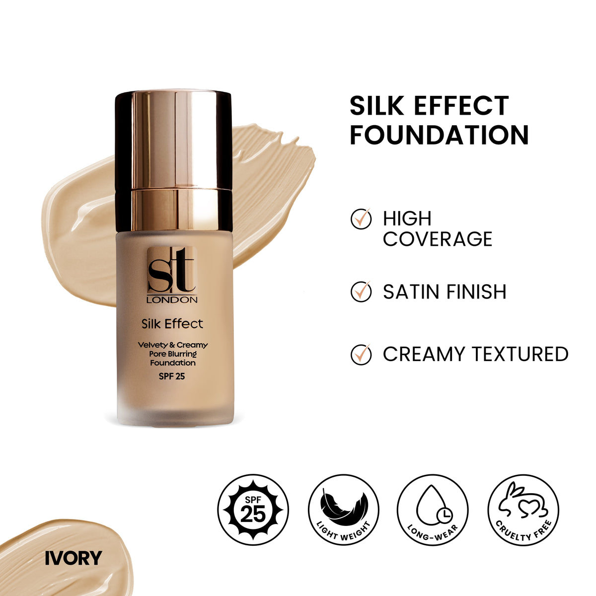 ST London - Silk Effect Foundation - Buy Online in Pakistan at Cosmia.pk
