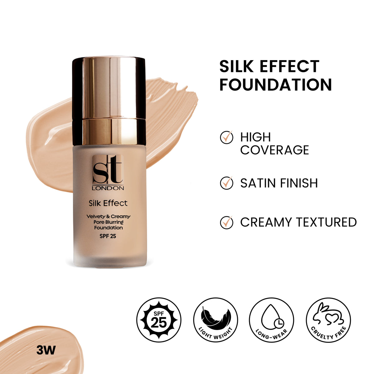 ST London - Silk Effect Foundation - Buy Online in Pakistan at Cosmia.pk