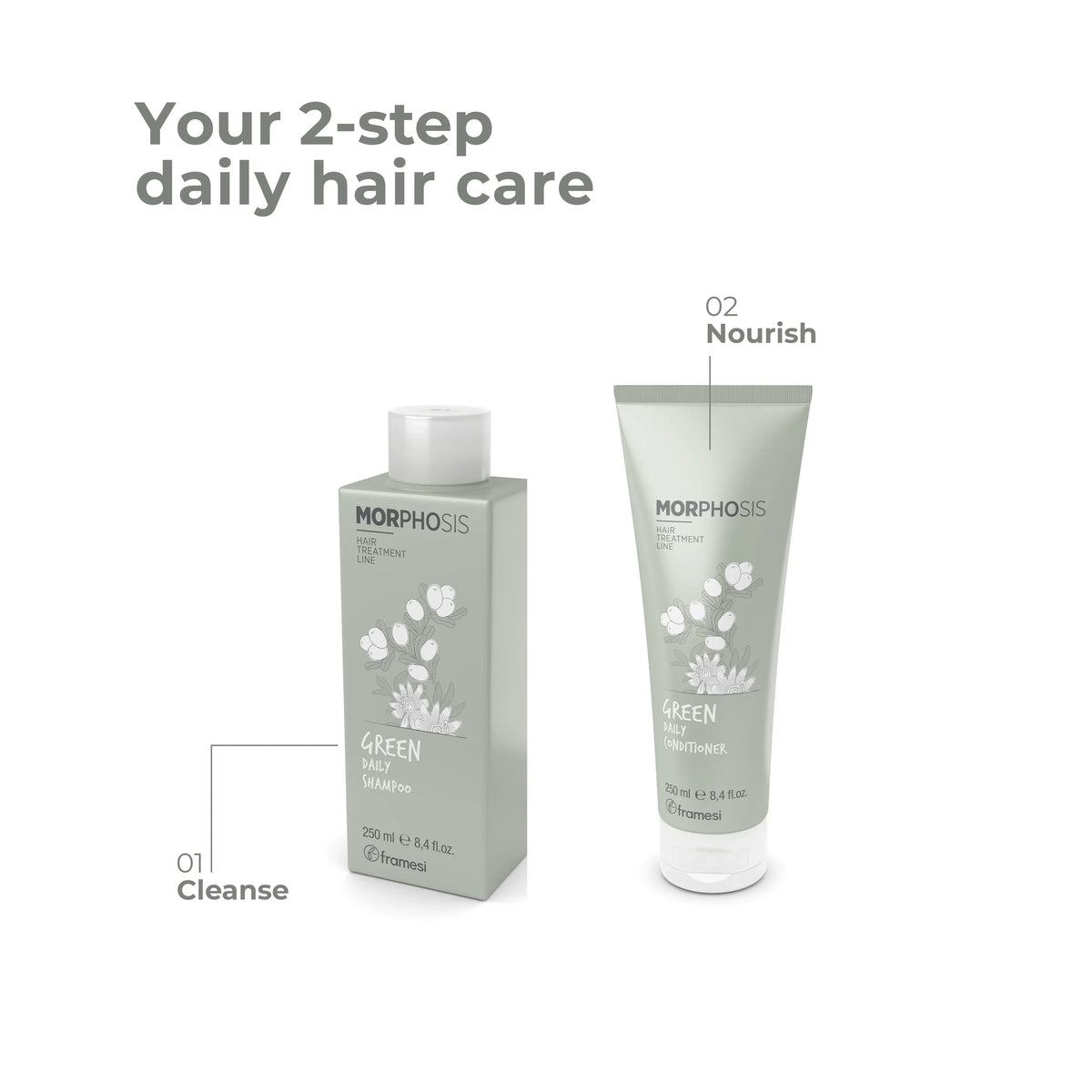 Framesi - Morphosis Green Daily Conditioner 250ml - Buy Online in Pakistan at Cosmia.pk