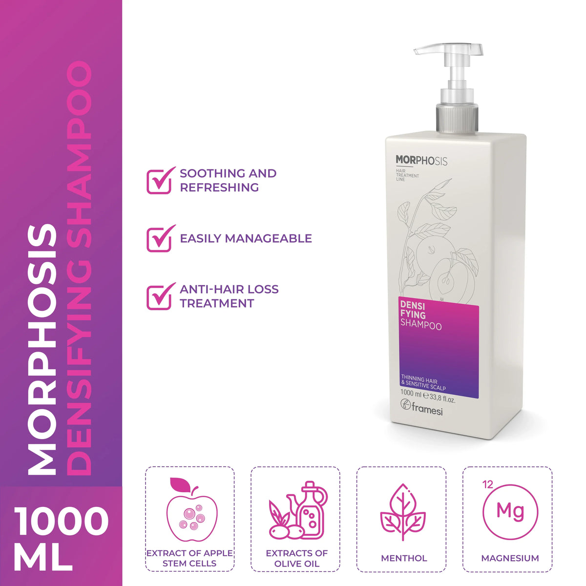 Framesi - Densifying Shampoo - 1000 ml - Buy Online in Pakistan at Cosmia.pk