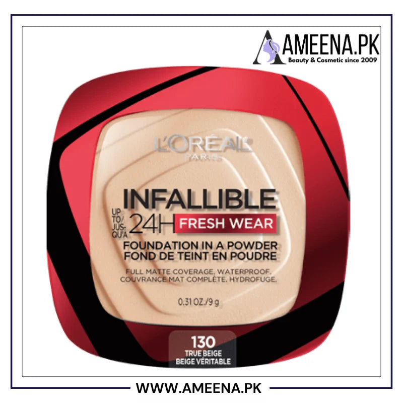 L'Oreal Paris Makeup Infallible Fresh Wear Foundation in a Powder - Buy Online in Pakistan at Cosmia.pk