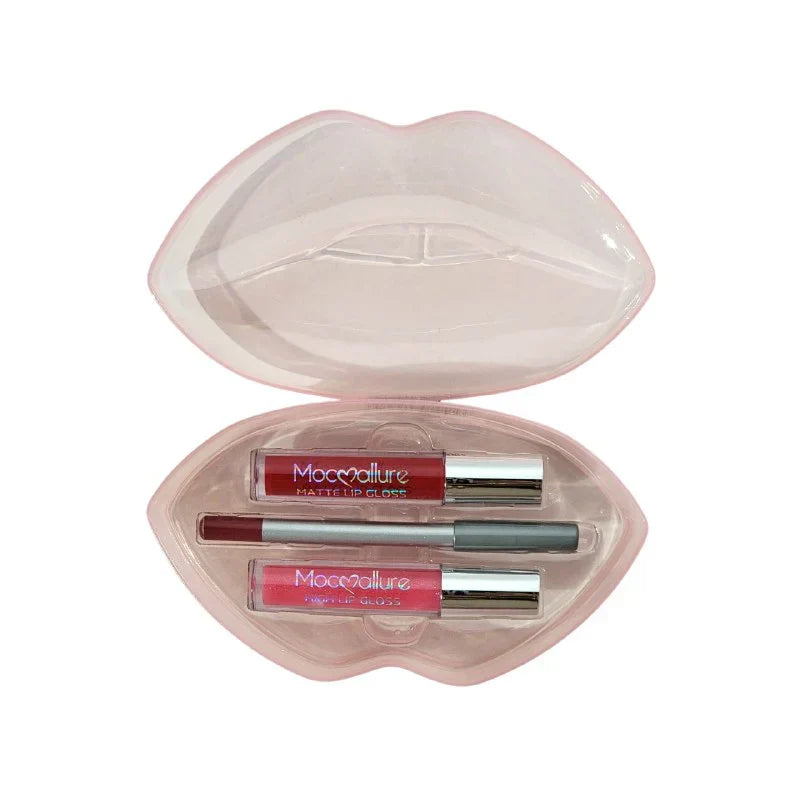 Mocallure 3 in 1 Kiss Day Lipgloss & Lip Liner - Buy Online in Pakistan at Cosmia.pk