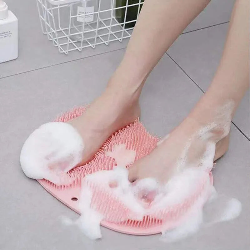 2-in-1 Silicone Bath Foot and Back Scrubber - Buy Online in Pakistan at Cosmia.pk