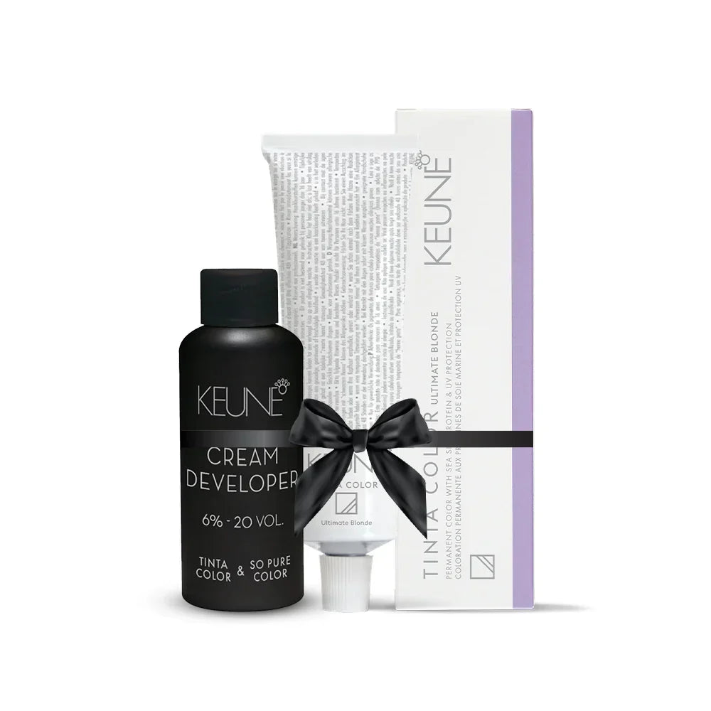 KEUNE TINTA Color Deal ASH BLONDE 1001 with Keune Developer 20 Volume - 60 ml - Buy Online in Pakistan at Cosmia.pk