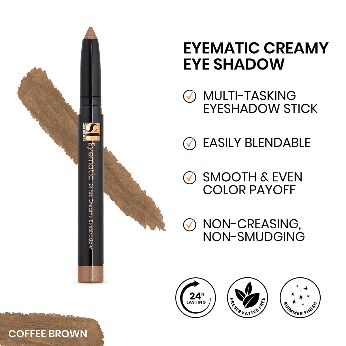 ST London - Eyematic Creamy Eye Shadow - Buy Online in Pakistan at Cosmia.pk