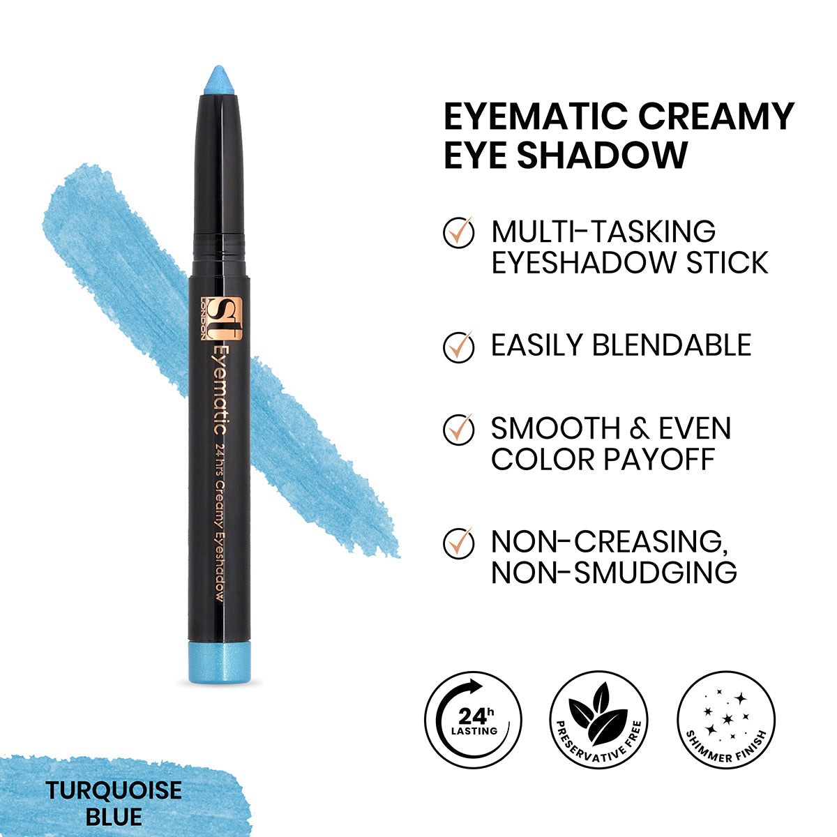 ST London - Eyematic Creamy Eye Shadow - Buy Online in Pakistan at Cosmia.pk