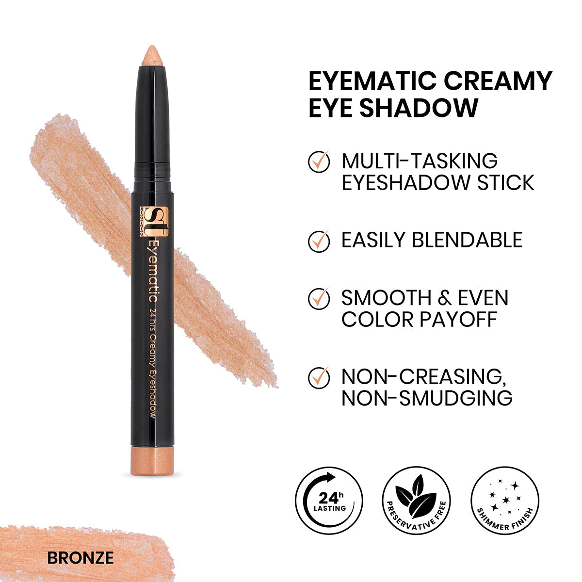 ST London - Eyematic Creamy Eye Shadow - Buy Online in Pakistan at Cosmia.pk