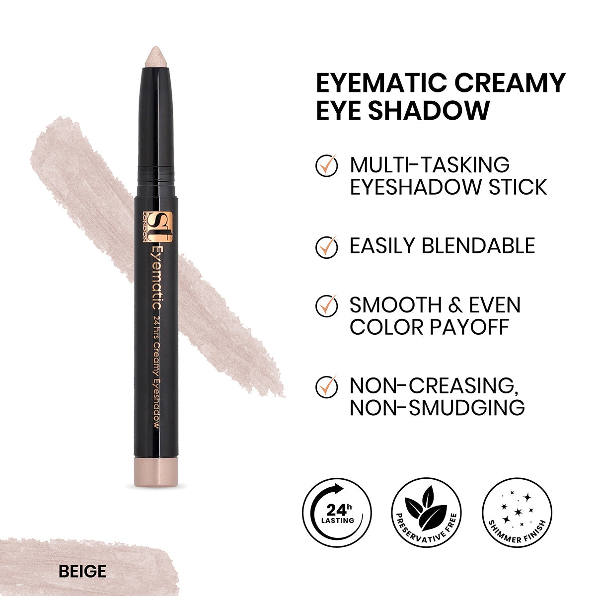 ST London - Eyematic Creamy Eye Shadow - Buy Online in Pakistan at Cosmia.pk