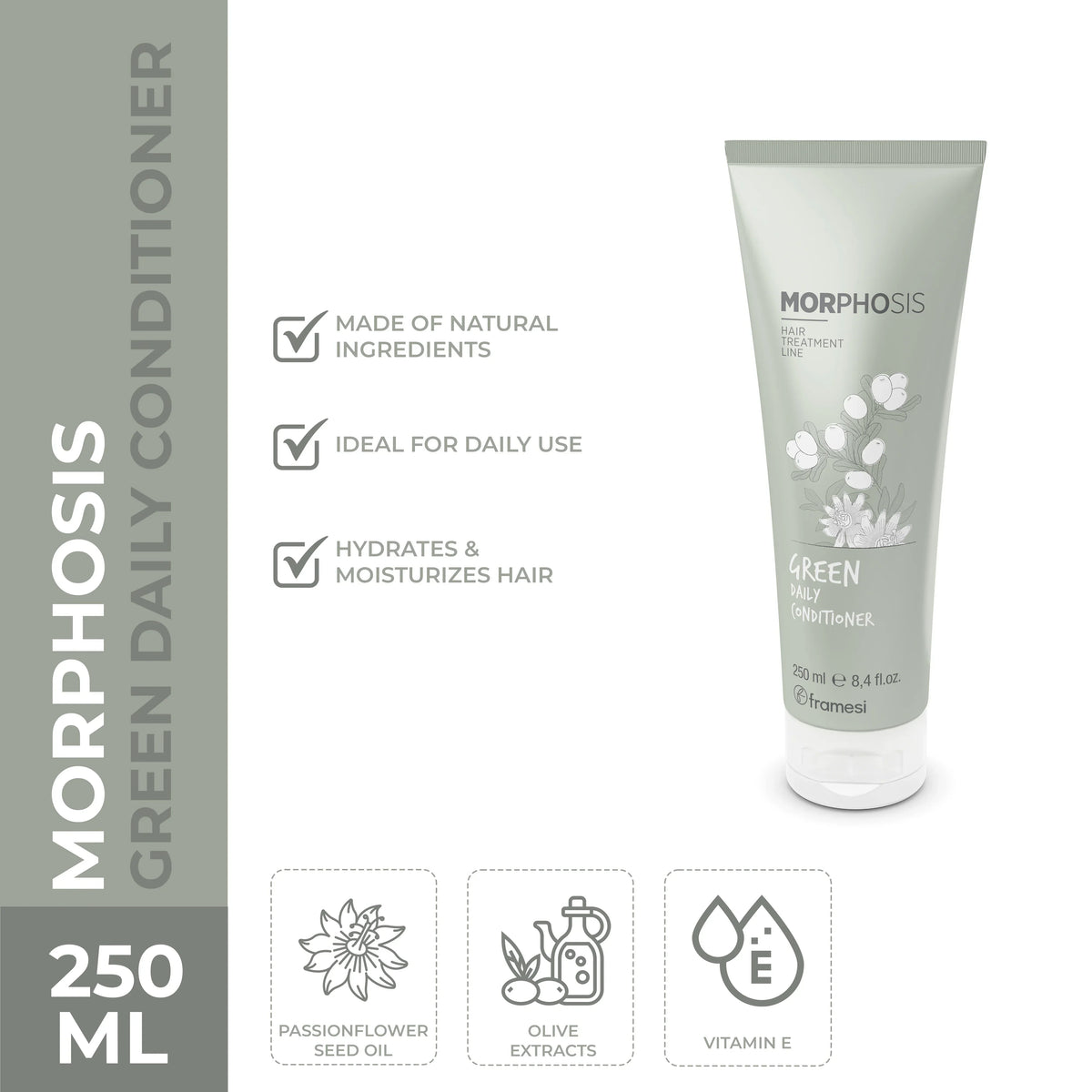 Framesi - Morphosis Green Daily Conditioner 250ml - Buy Online in Pakistan at Cosmia.pk