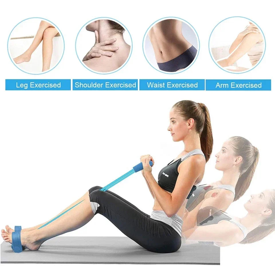 Rubber Pull Tummy Trimmer Waist Trimmer Abs Exerciser - Buy Online in Pakistan at Cosmia.pk